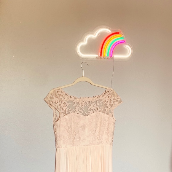 Floor Length Prom / Wedding Lace & Tulle Dress - Picture 2 of 5